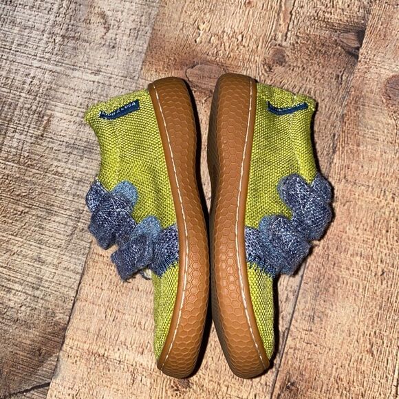 Livie & Luca Lime Green Hayes Natural Textile Casual Sneakers, Size 8 - Picture 6 of 10